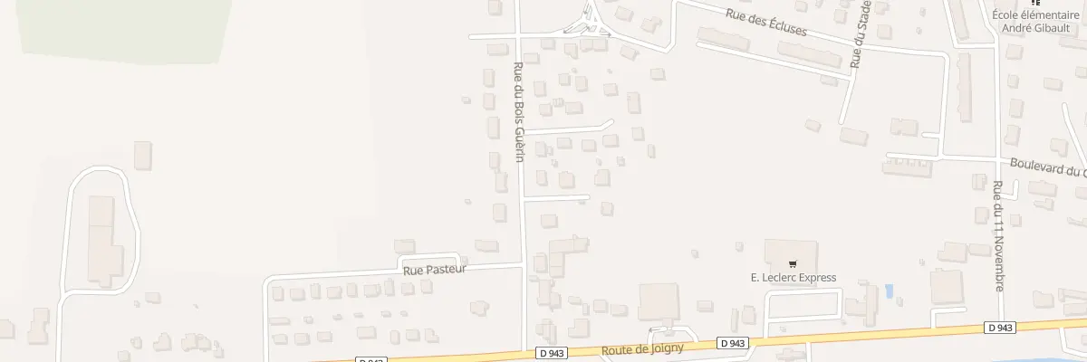 Plan du 3D Rue du Bois Guèrin à Brienon-sur-Armançon