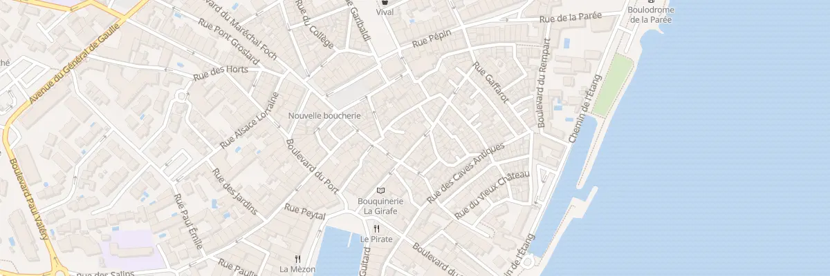 Plan du 26B Rue du Port à Mèze