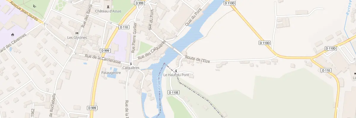 Plan du 4 Rue Haut du Pont au Vigan