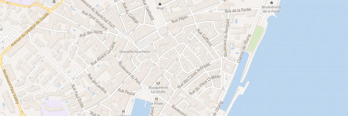 Plan du 24 Rue du Port à Mèze