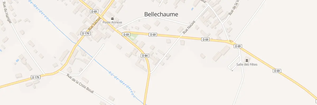 Plan du 5 Rue Neuve à Bellechaume
