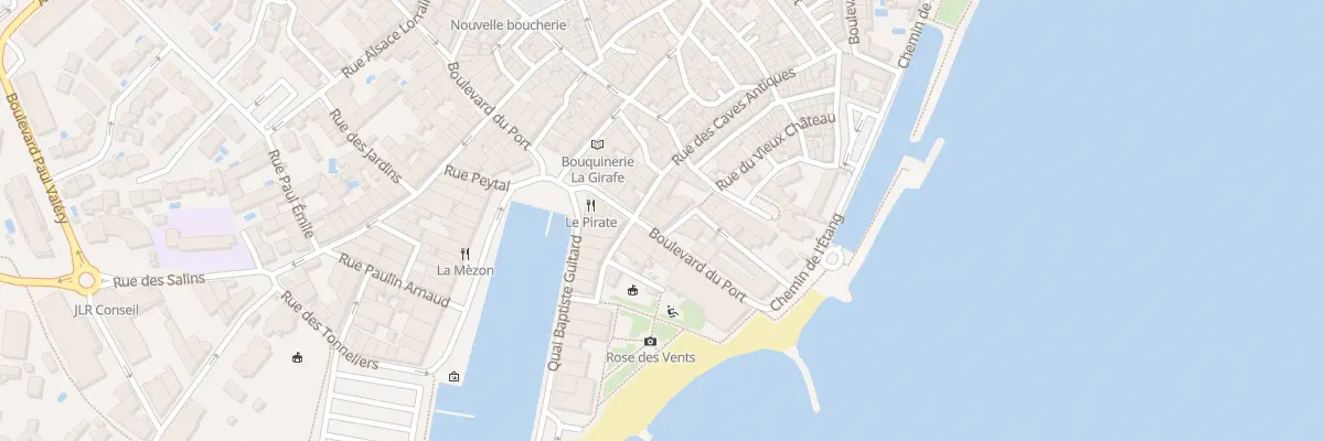 Plan du 45 Bd du Port à Mèze