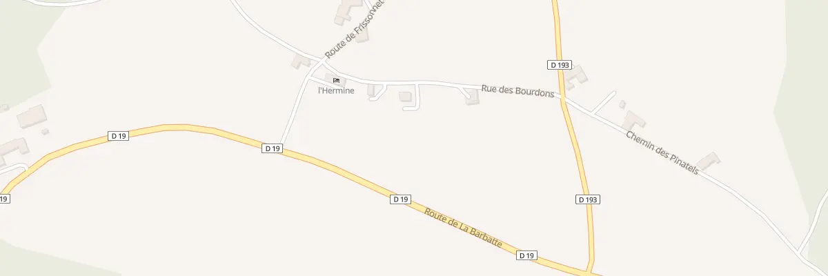 Plan du 5127 Frissonnet à Cistrières