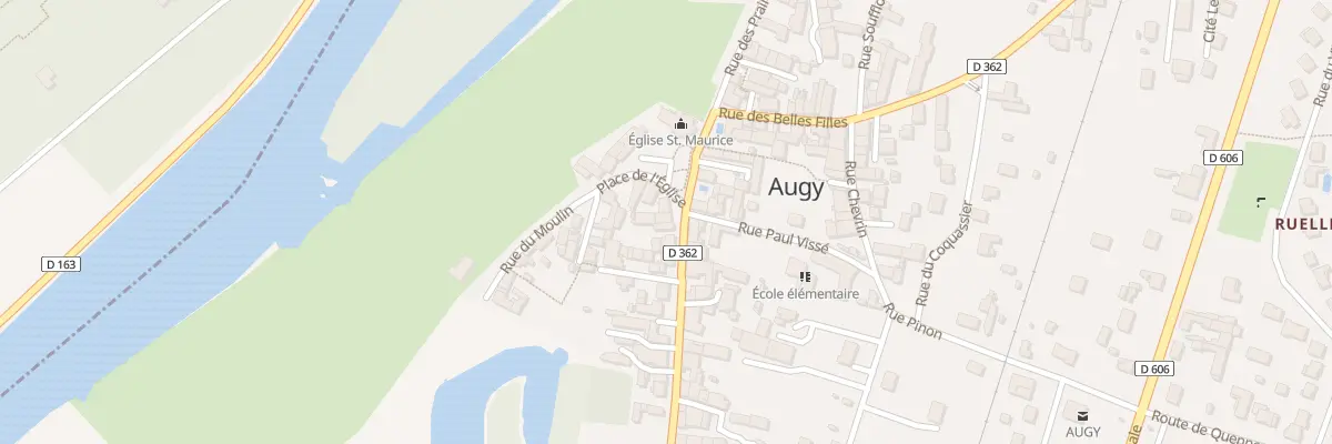 Plan du 3 Grande Rue à Augy