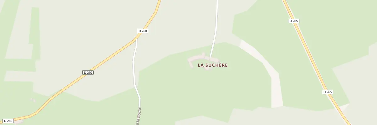 Plan du 5053 La Suchere à Saint-Bonnet-le-Bourg