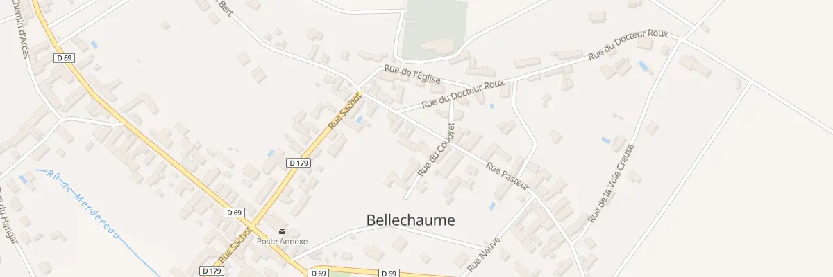 Plan du 9 Rue Pasteur à Bellechaume