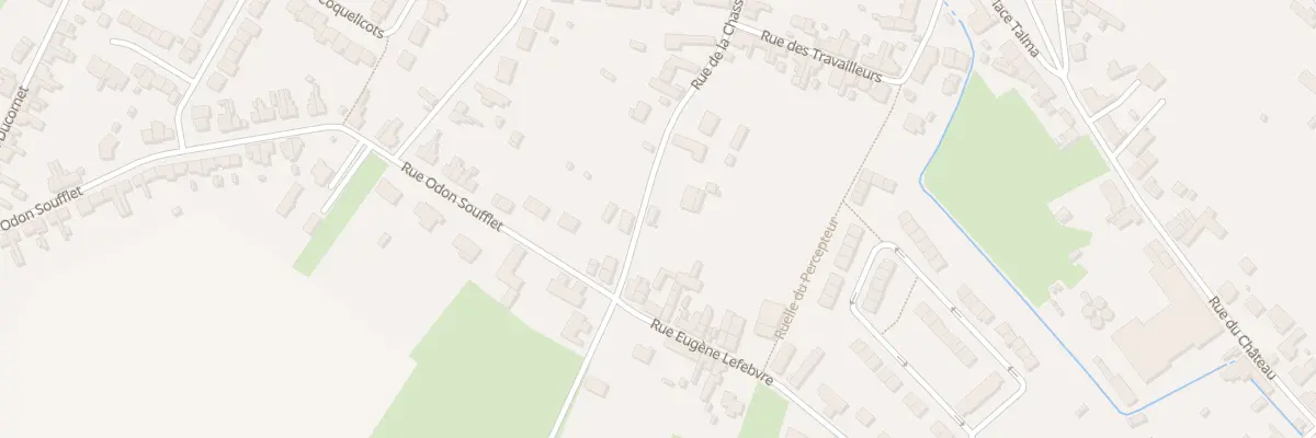Plan du 33 Rue de la Chasse à Poix-du-Nord