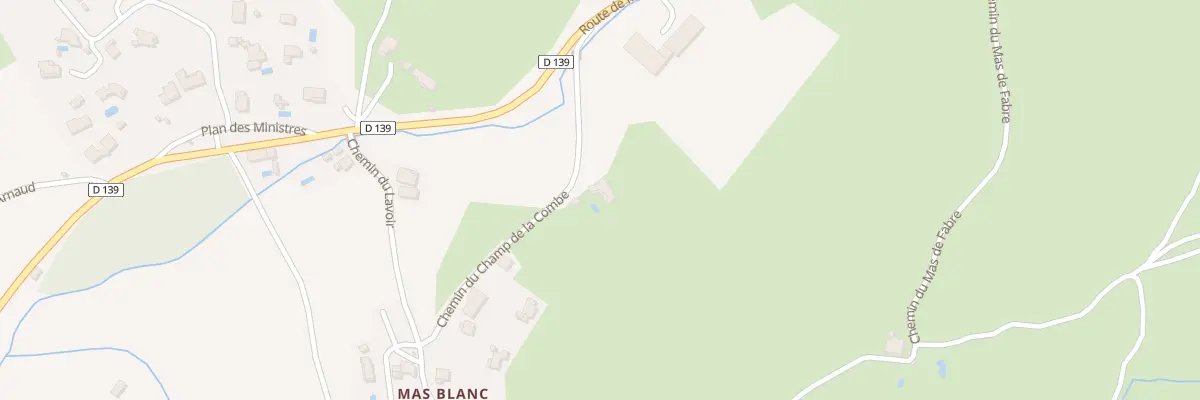 Plan du 6018 Mas de Blanc à Aumelas