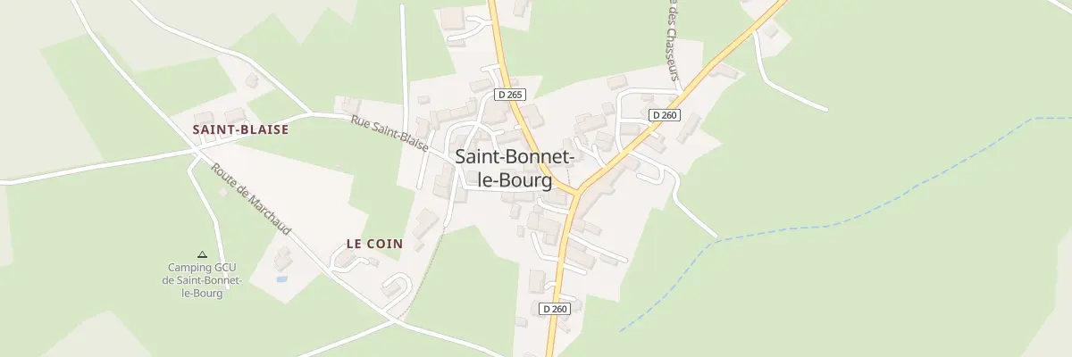Plan du 5082 Le Bourg à Saint-Bonnet-le-Bourg