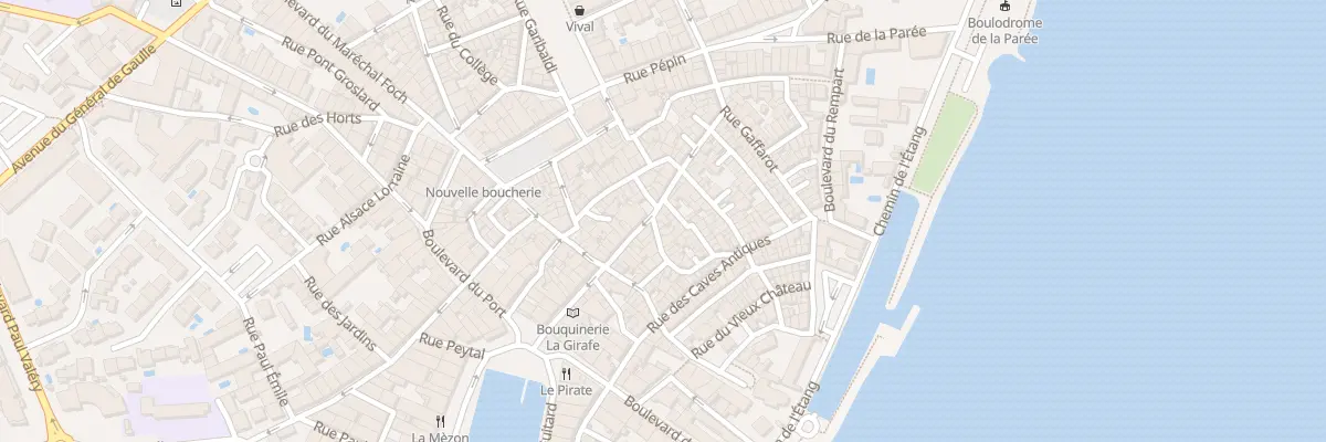 Plan du 27 Rue du Port à Mèze