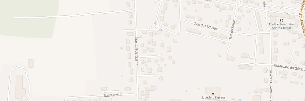 Plan du 21 Rue du Bois Guèrin à Brienon-sur-Armançon
