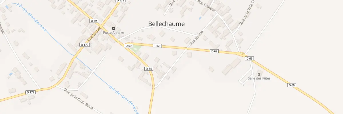 Plan du 3 Rue Neuve à Bellechaume