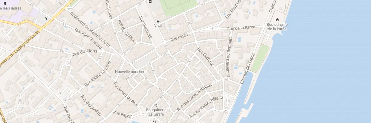 Plan du 2 Rue des Trois Pigeons à Mèze