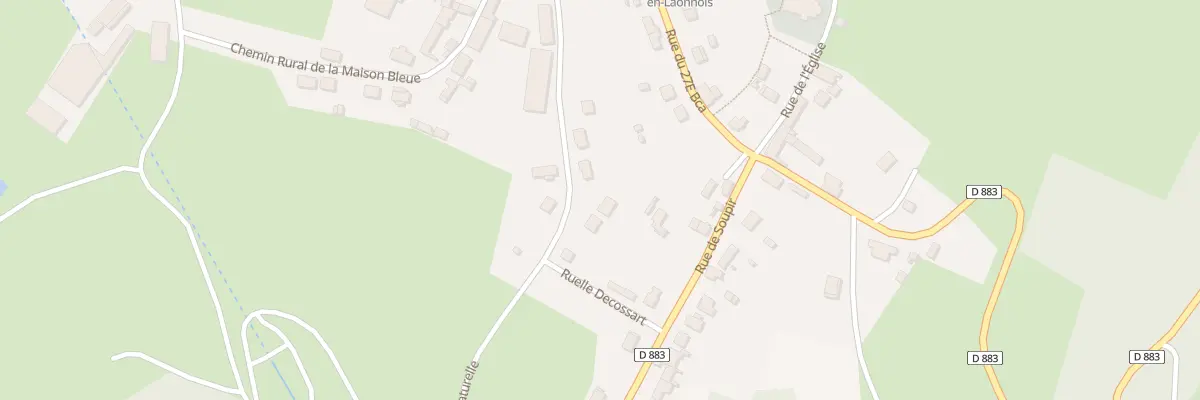 Plan du 9 Rue de la Paturelle à Braye-en-Laonnois