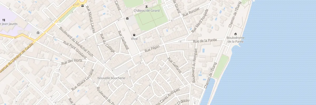 Plan du 1 Rue de la Liberte à Mèze