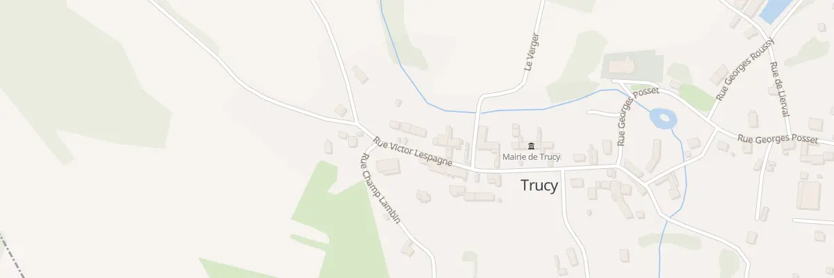 Plan du 13 Rue Victor Lespagne à Trucy