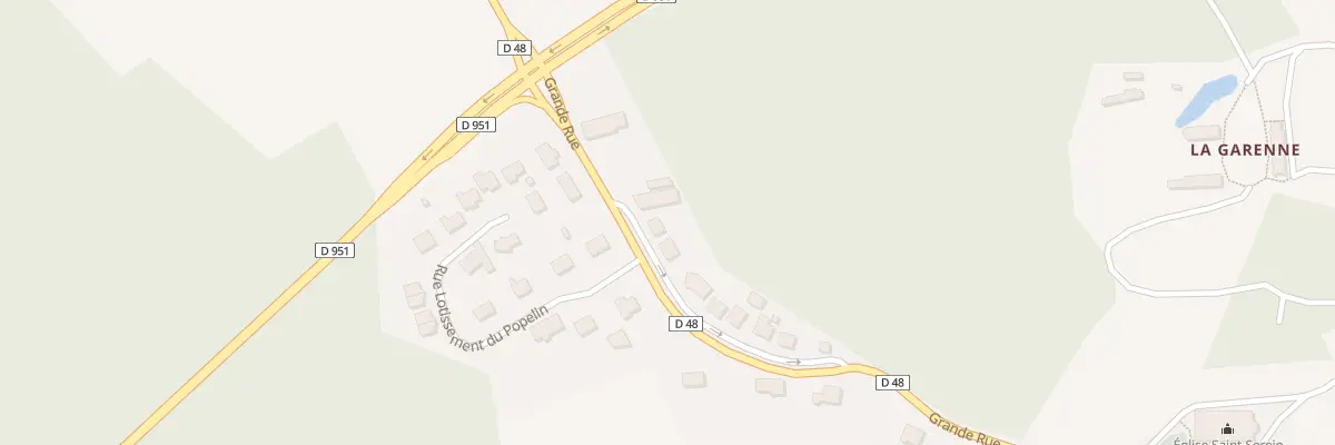 Plan du 14 Rue Lotissement de la Garenne à Bethon