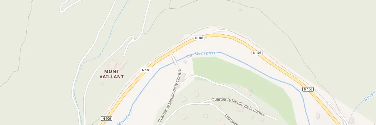 Plan du 1B Qua le Moulin de la Combe à Florac Trois Rivières