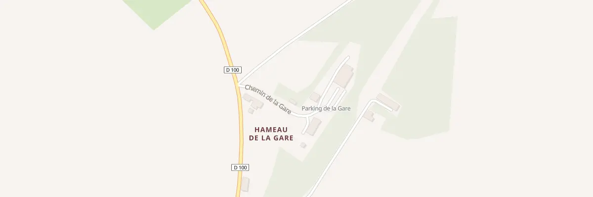 Plan du 14 Vc Hameau de la Gare à Salesches