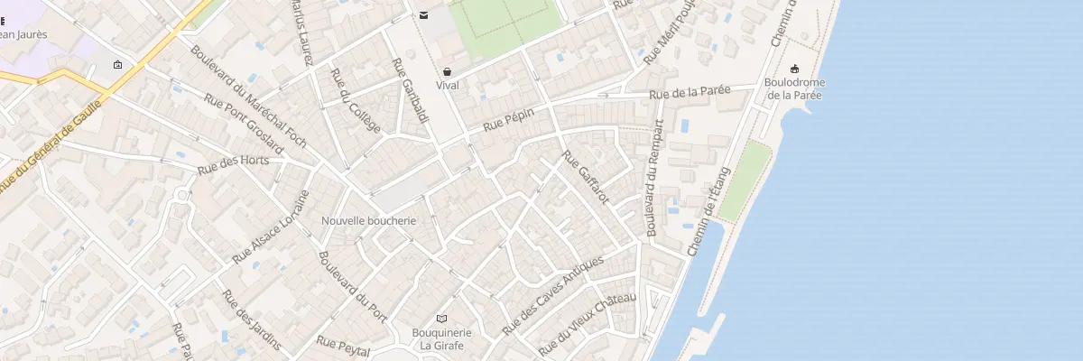 Plan du 10 Rue du Port à Mèze