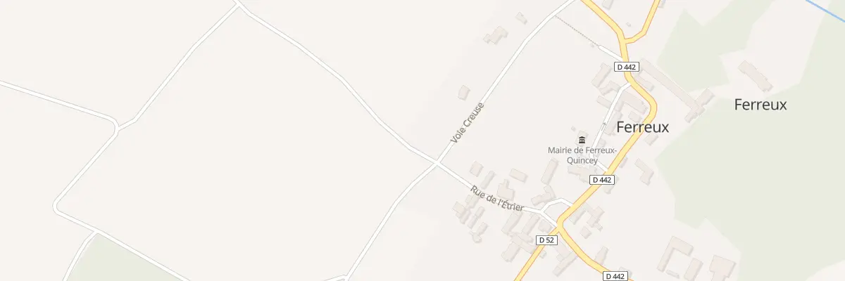 Plan du 10 Rue Voie Creuse à Ferreux-Quincey