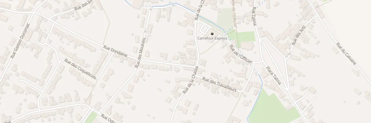 Plan du 2 Rue Dondaine à Poix-du-Nord
