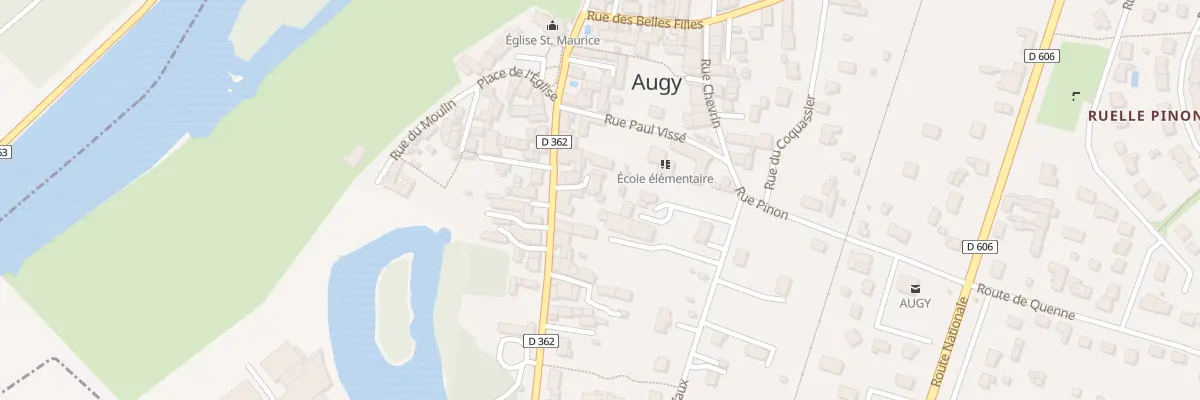 Plan du 8 Grande Rue à Augy