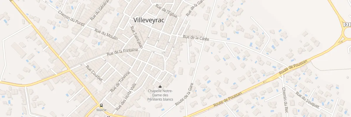 Plan du 8 Rue des Casernes à Villeveyrac