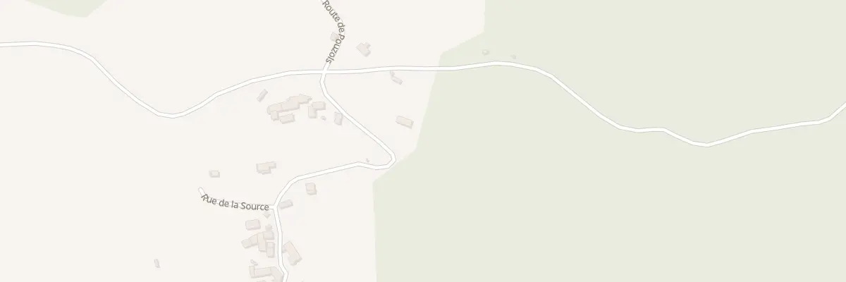 Plan du 5040B Pouzols à Josat