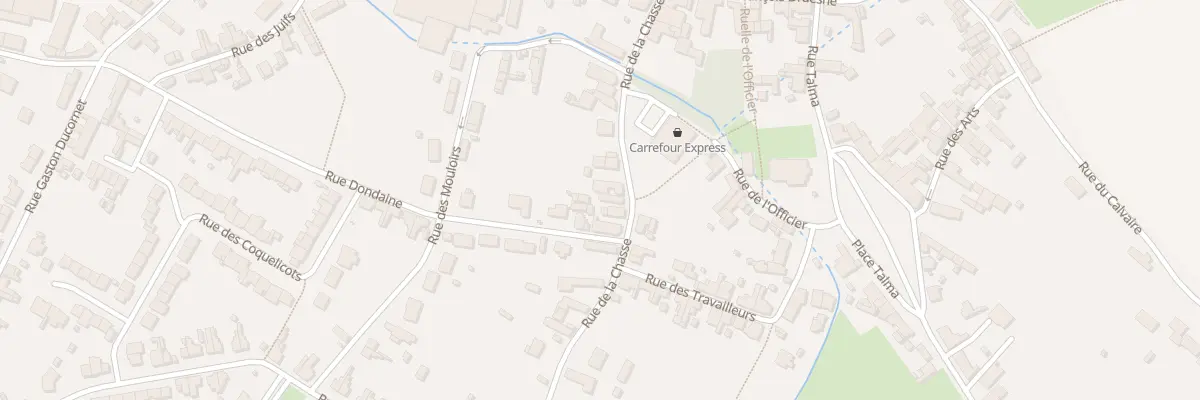 Plan du 18 Rue de la Chasse à Poix-du-Nord