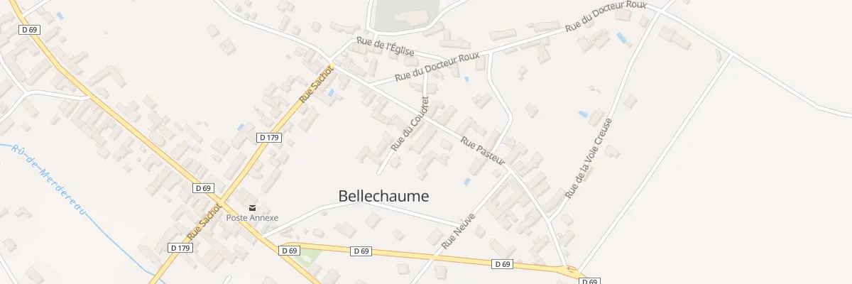 Plan du 13 Rue Pasteur à Bellechaume