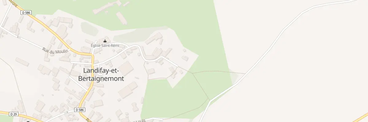 Plan du 7 Rue du Passage à Landifay-et-Bertaignemont