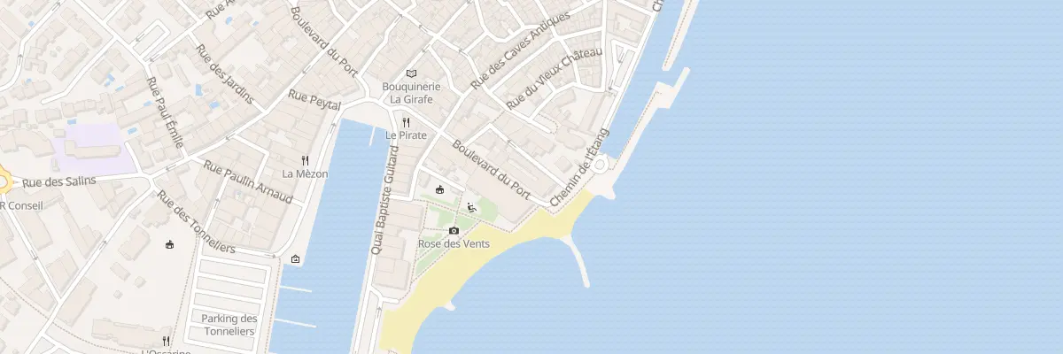 Plan du 9814 Bd du Port à Mèze