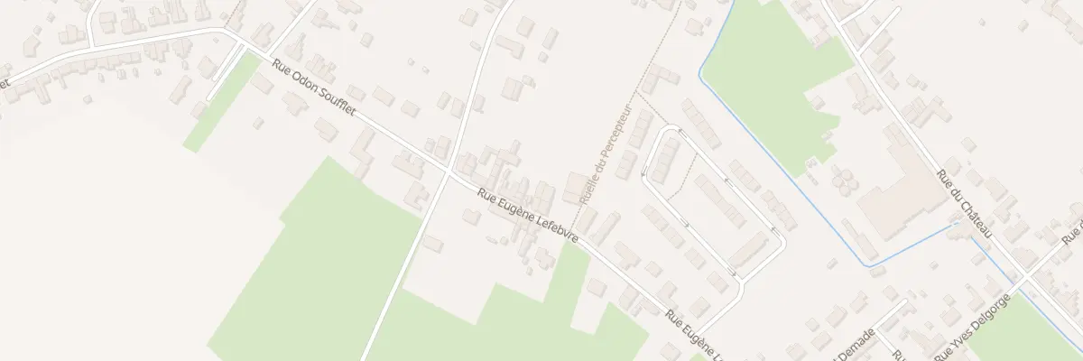 Plan du 25 Rue Eugène Lefèbvre à Poix-du-Nord