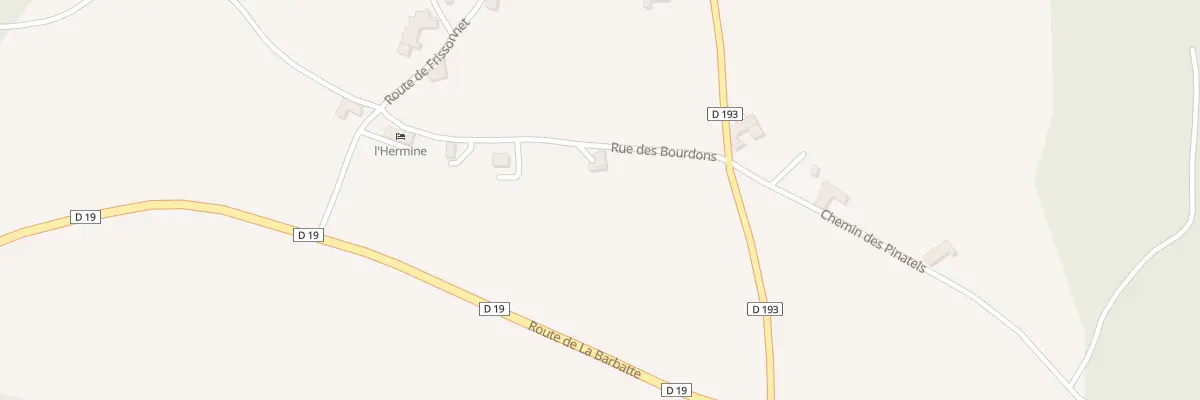 Plan du 5001 Frissonnet à Cistrières