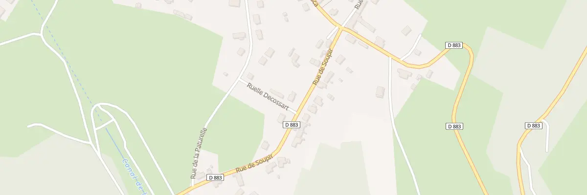 Plan du 6 Rue de Soupir à Braye-en-Laonnois
