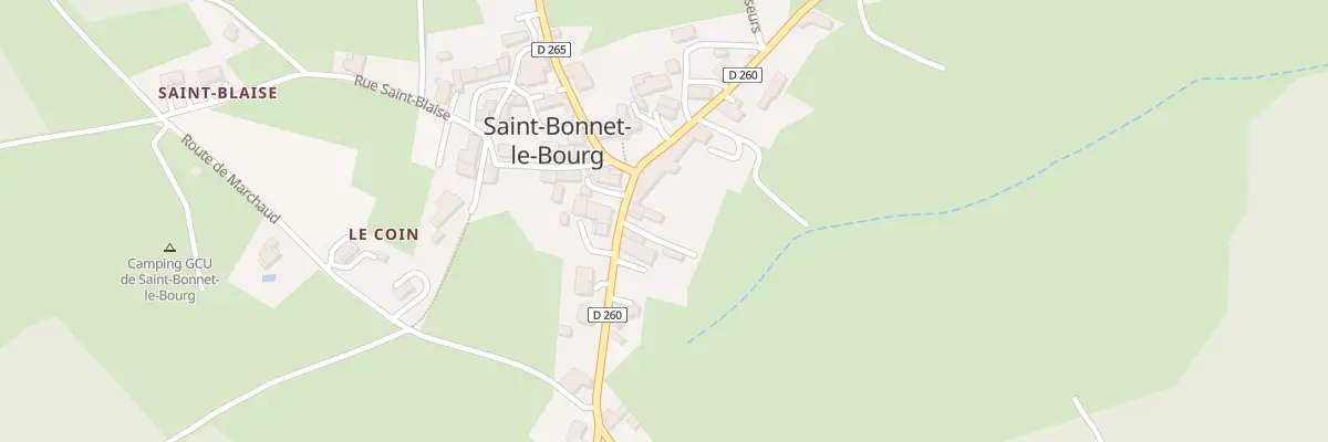 Plan du 5075 Sous le Bourg à Saint-Bonnet-le-Bourg