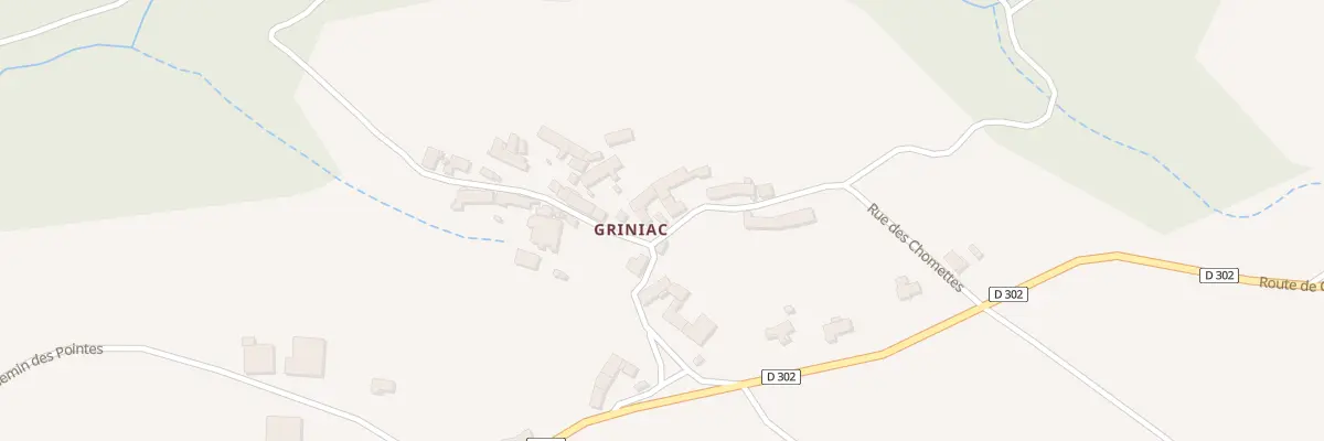 Plan du 5341 Griniac à Siaugues-Sainte-Marie