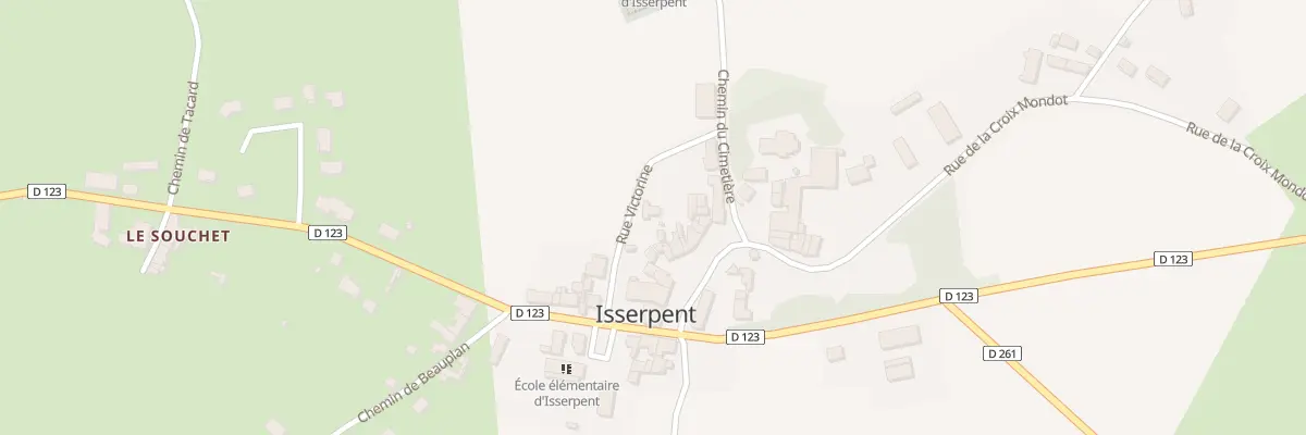 Plan du 7 Pl des Fils du Lion à Isserpent