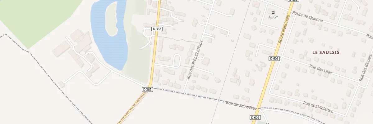 Plan du 6 Rue des Prés Chaffaux à Augy