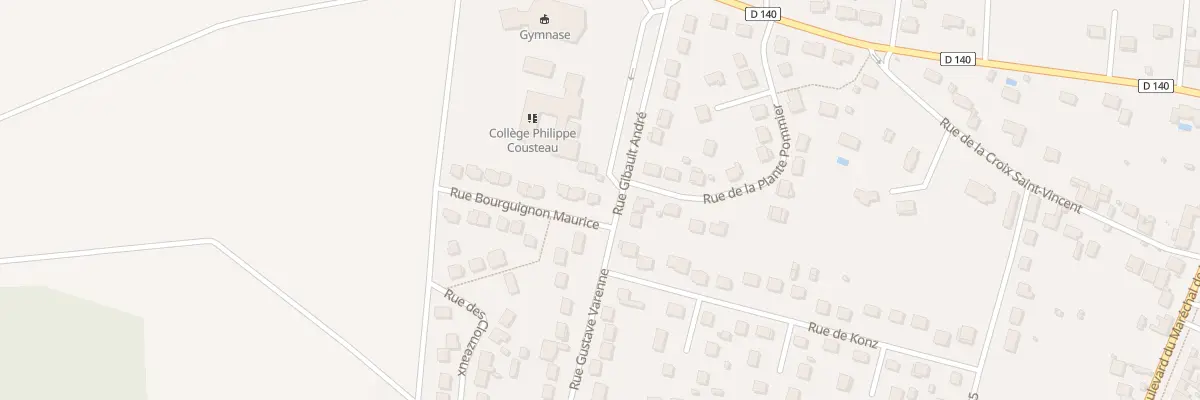 Plan du 1 Rue Bourguignon Maurice à Brienon-sur-Armançon