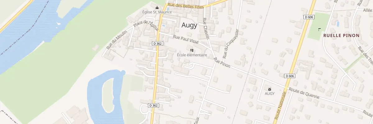 Plan du 22 Rue des Prés Chaffaux à Augy