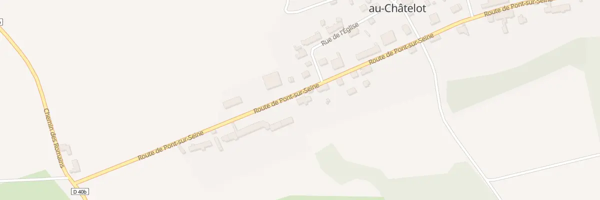 Plan du 23 Rte de Pont sur Seine à La Villeneuve-au-Châtelot