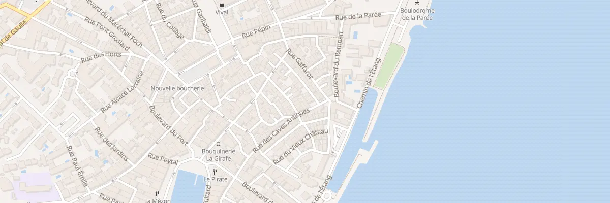 Plan du 10 Rue des Caves Antiques à Mèze