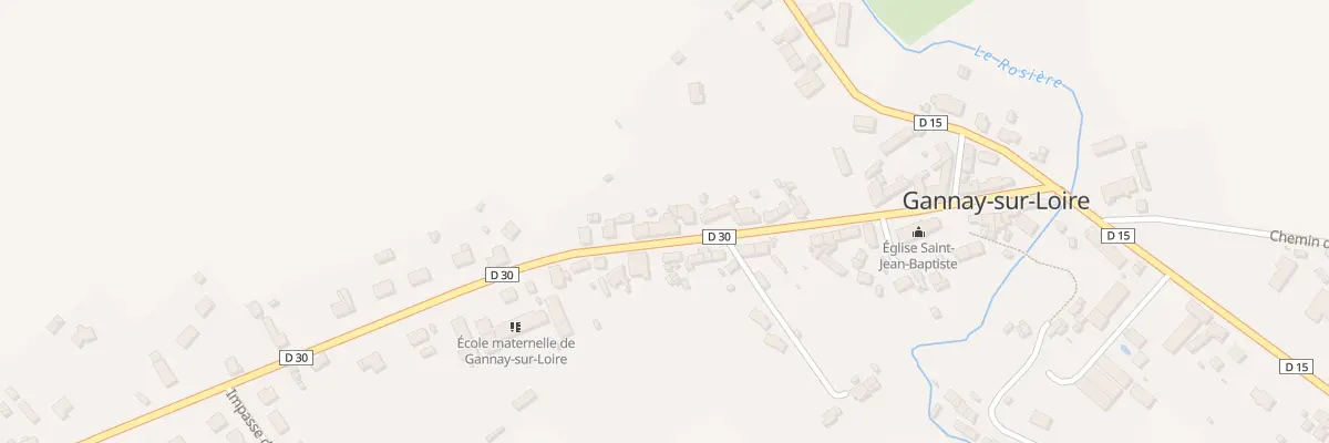 Plan du 21 Rue de la Mairie à Gannay-sur-Loire