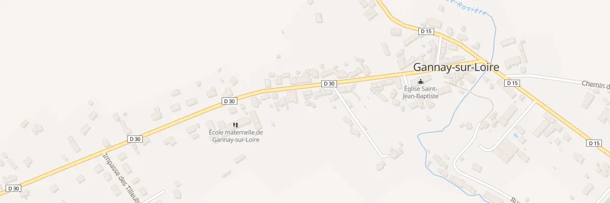 Plan du 16B Rue de la Mairie à Gannay-sur-Loire