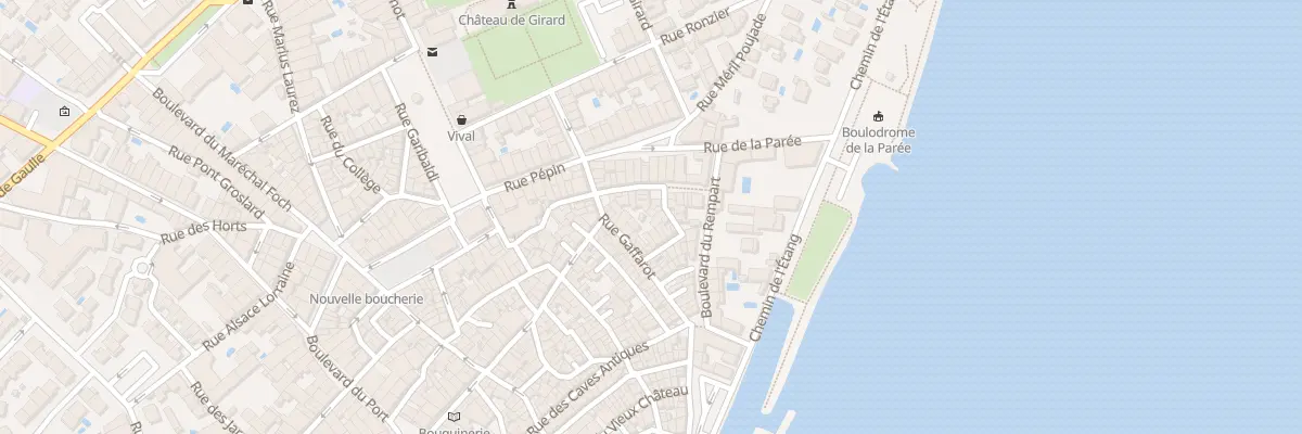 Plan du 2 Rue Barbarie à Mèze