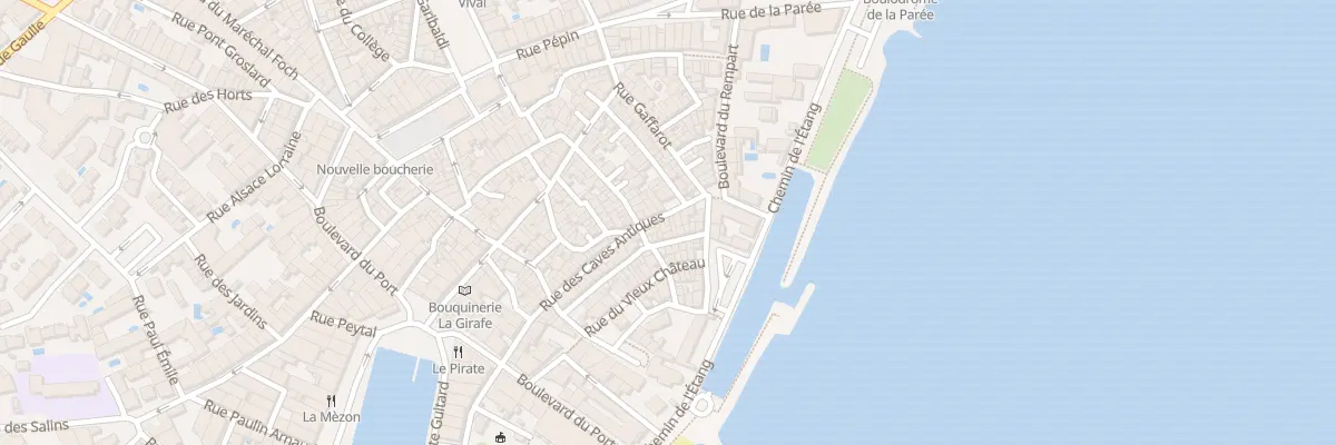 Plan du 15 Rue des Caves Antiques à Mèze