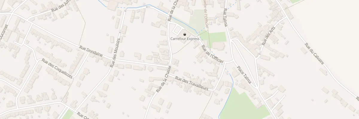 Plan du 13 Rue de la Chasse à Poix-du-Nord