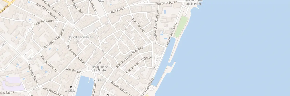 Plan du 13 Rue des Caves Antiques à Mèze